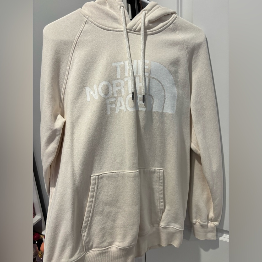 The North Face Cream Sweater Soft Cotton Blend